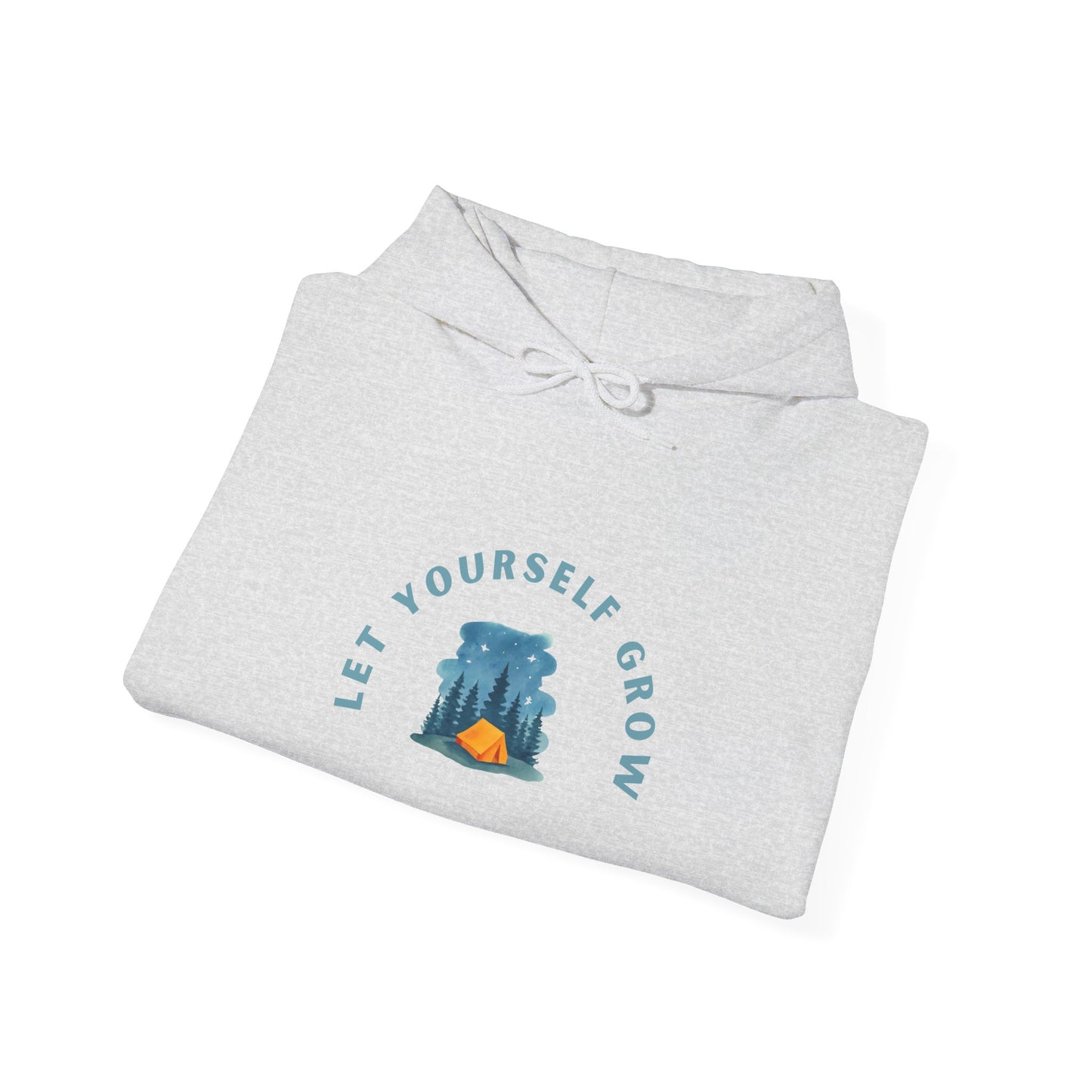 Let Yourself Grow Hoodie — Botanical Plant Graphic Hooded Sweatshirt