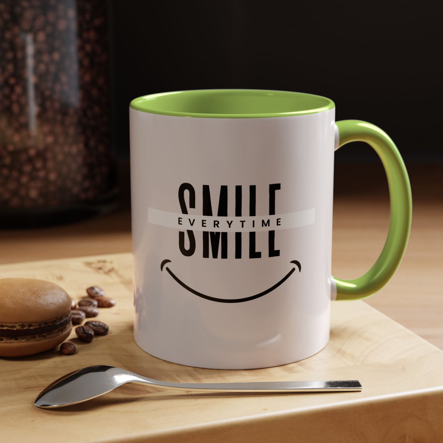 Smile Everytime Accent Coffee Mug