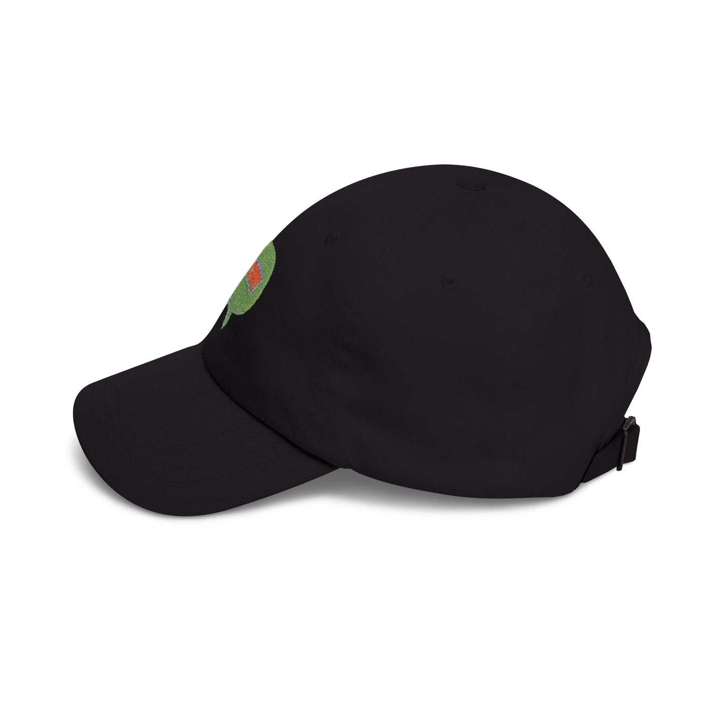 "Cin Cin" Green Speech Bubble Embroidered Patch Hat