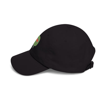 "Cin Cin" Green Speech Bubble Embroidered Patch Hat