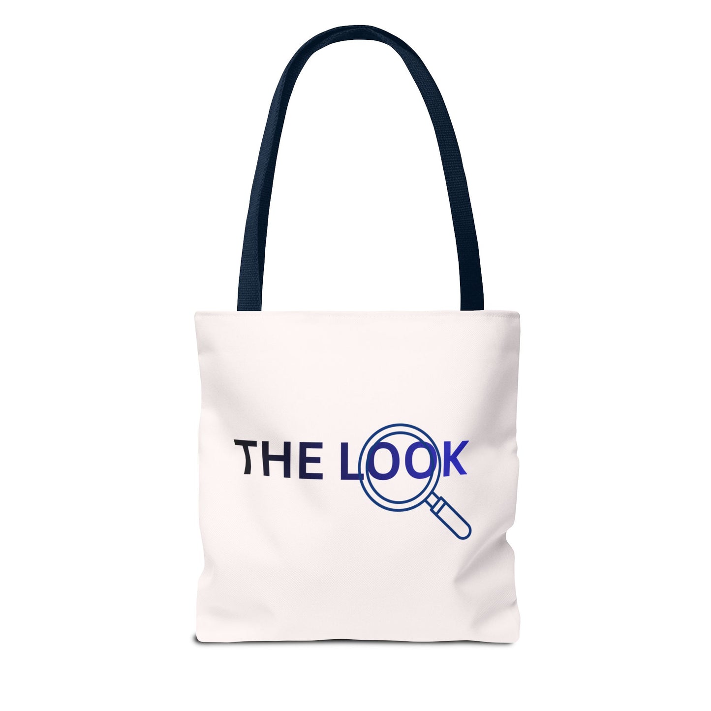 The Look Tote Magnifying Glass Logo Canvas Bag