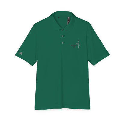 Reading is my Cardio adidas Unisex Performance Polo