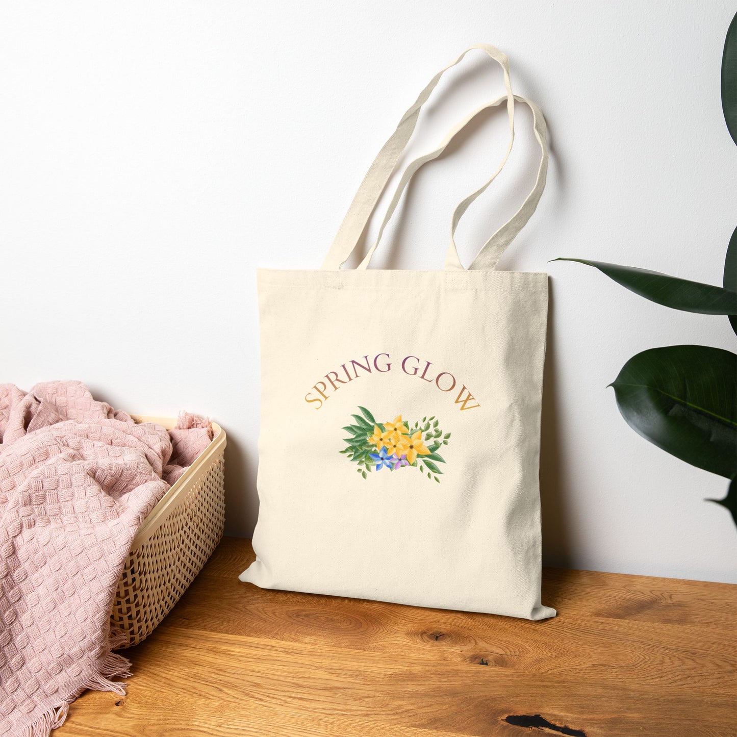 "Spring Glow"  Tote for Market, Beach & Everyday Use