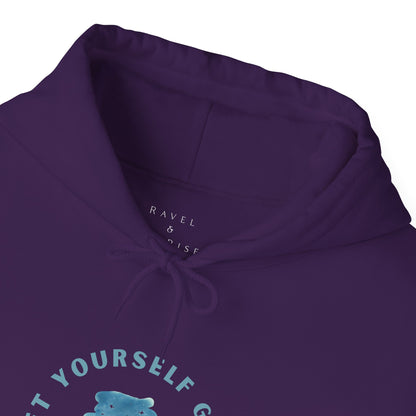 Hoodie — "Let Yourself Grow" Nature-Inspired Motivational Hoodie