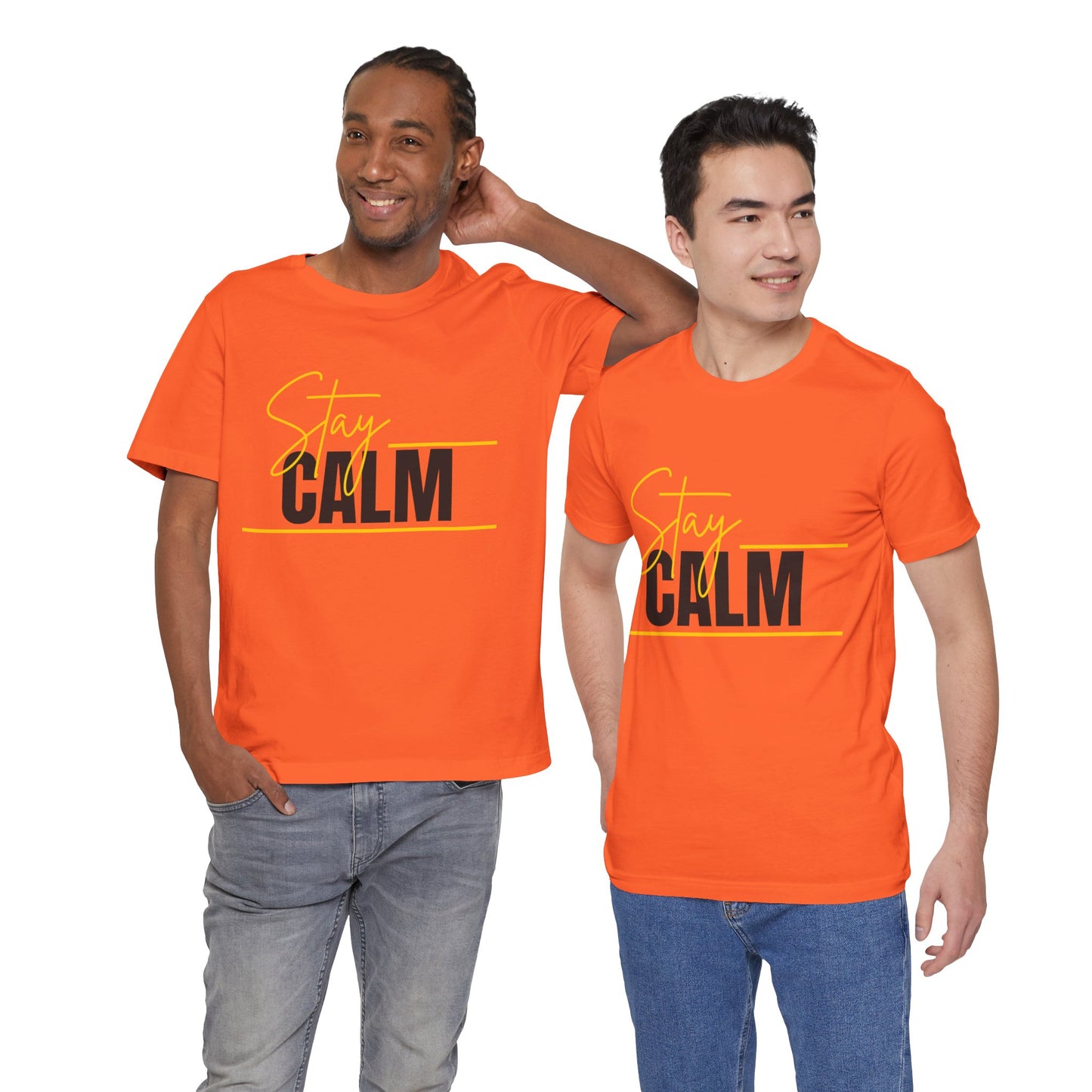 Stay Calm Tee  Minimal Motivational Graphic T-Shirt