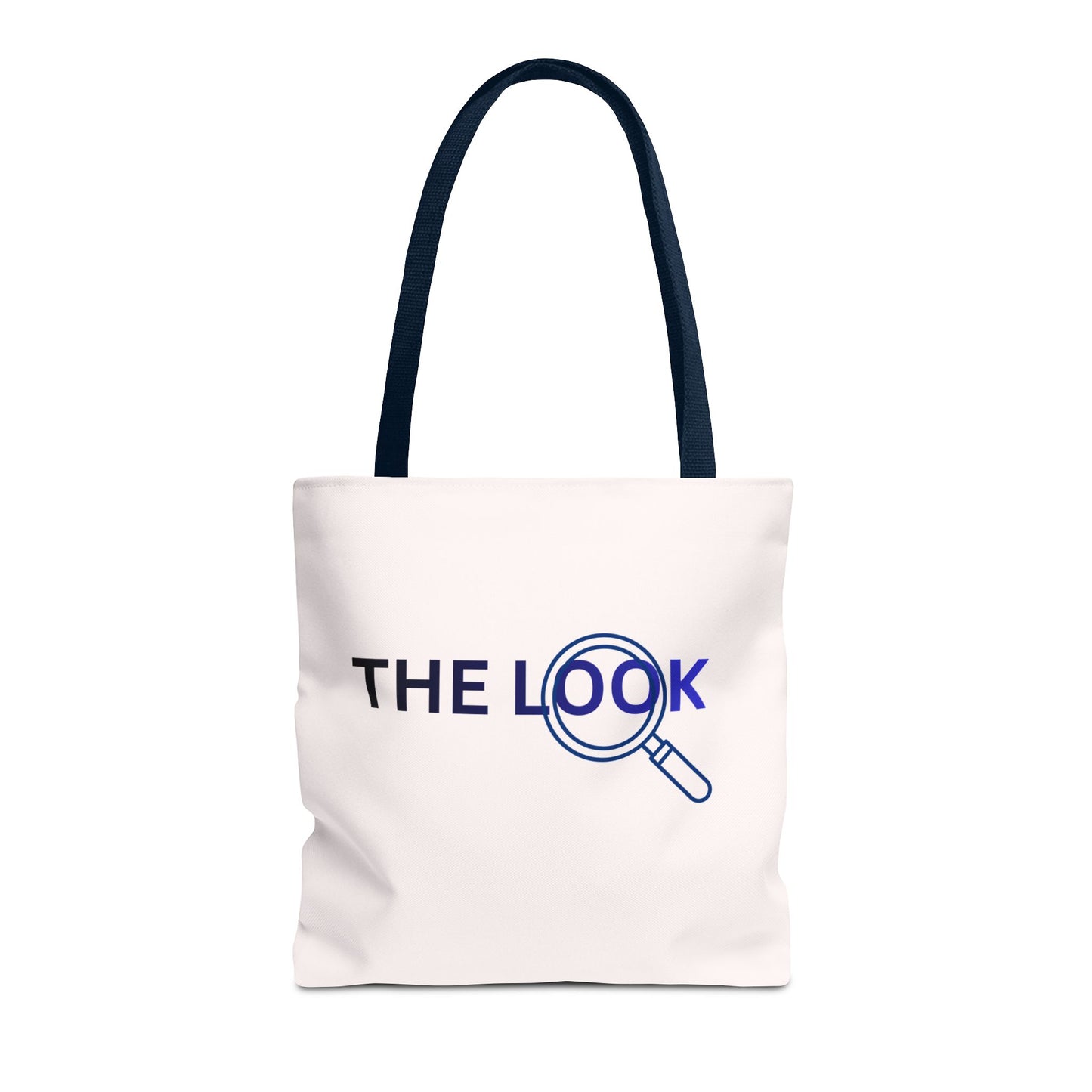 The Look Tote Magnifying Glass Logo Canvas Bag