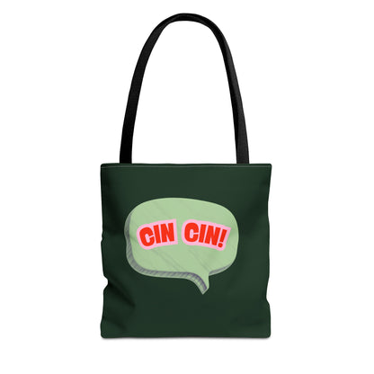 Cin Cin! Speech Bubble Cotton Tote Bag