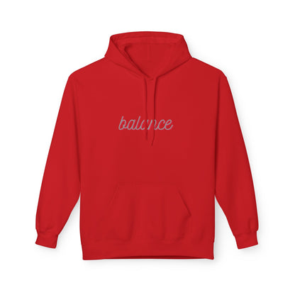 Balance Script Hoodie Typography Pullover