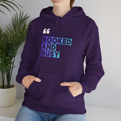"Booked and Busy" Graphic Pullover for Readers & Creatives