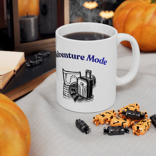 Adventure Mode - Ceramic Coffee Cup (11oz, 15oz)
