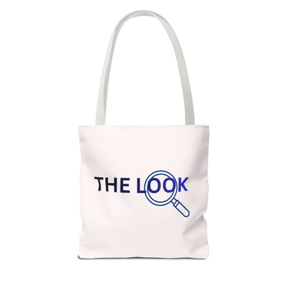 The Look Tote Magnifying Glass Logo Canvas Bag