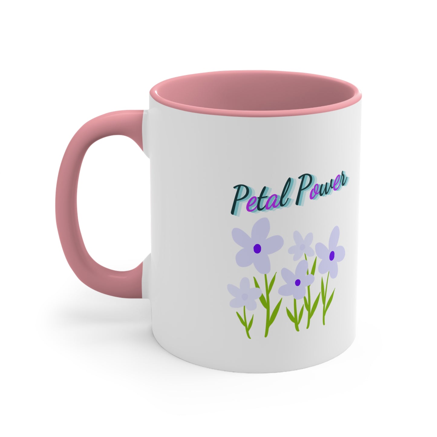 Petal Power Floral - Accent Coffee Mug (11 oz.)