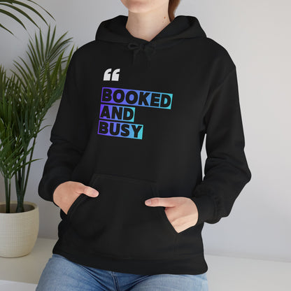 "Booked and Busy" Graphic Pullover for Readers & Creatives