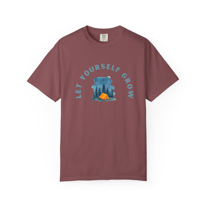 Let Yourself Grow T-Shirt — Camping Nature Graphic Tee