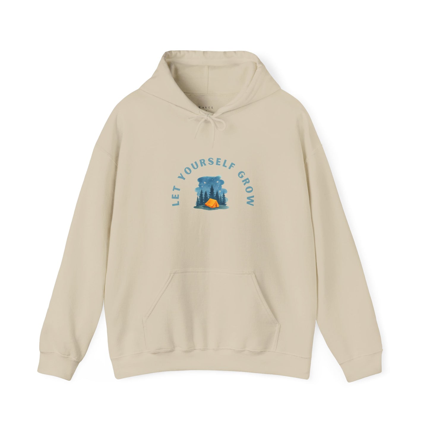 Let Yourself Grow Hoodie — Botanical Plant Graphic Hooded Sweatshirt