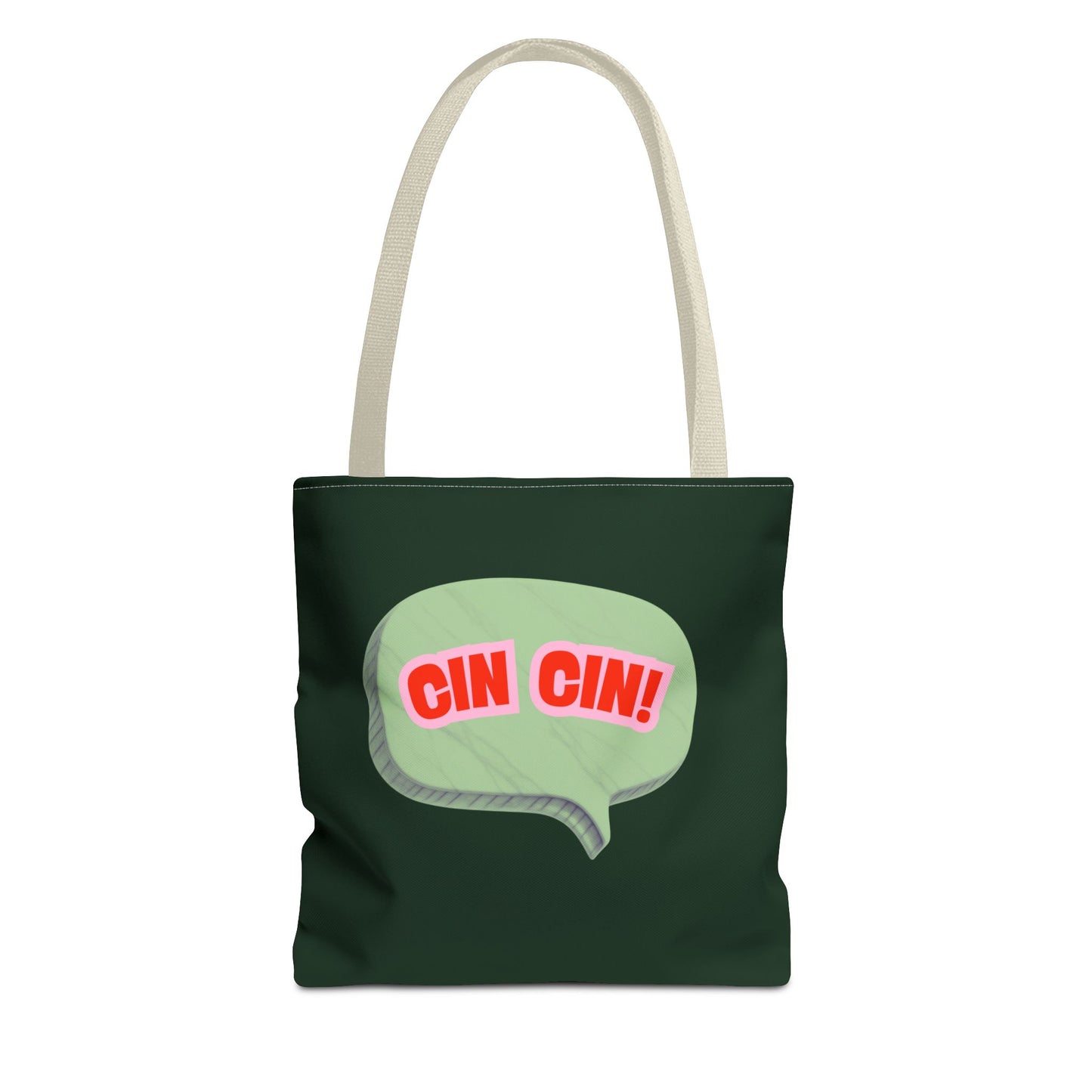 Cin Cin! Speech Bubble Cotton Tote Bag