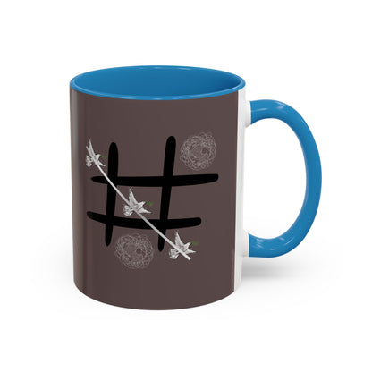 Peace Wins Ceramic Coffee Cup Peace/War design (11/15oz)