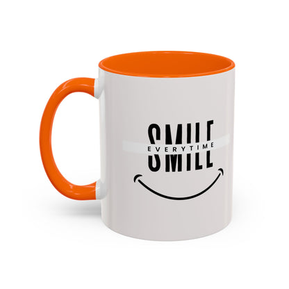 Smile Everytime Accent Coffee Mug