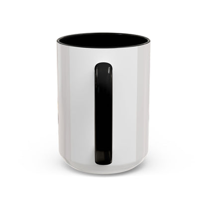 Accent Coffee Mug — 'Start Strong' Motivational Character Coffee Mug