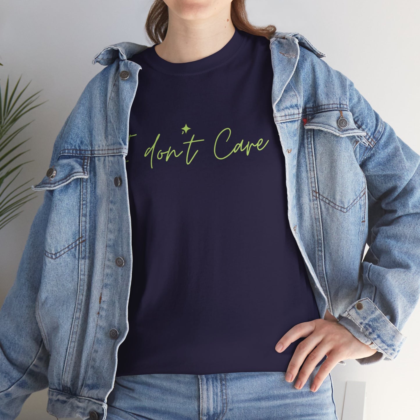 I don't Care Unisex Heavy Cotton Tee