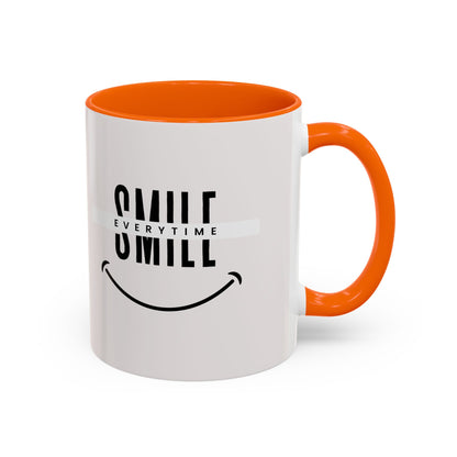 Smile Everytime Accent Coffee Mug