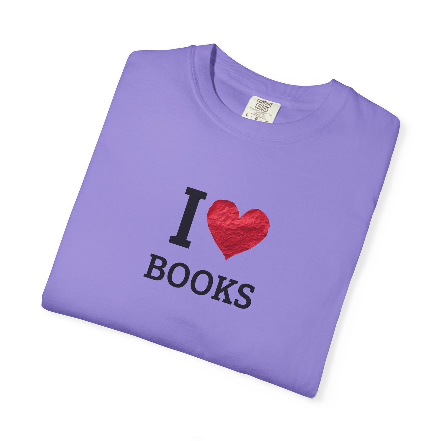 I Love Books T-Shirt — Vintage Love Books Tee for Readers & Book Lovers