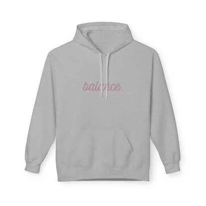 Balance Script Hoodie Typography Pullover