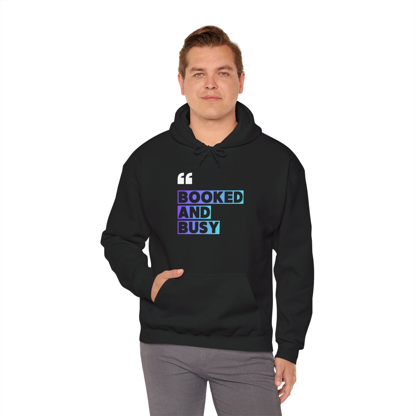 "Booked and Busy" Graphic Pullover for Readers & Creatives