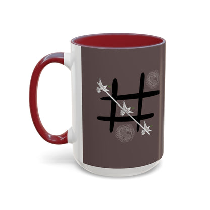 Peace Wins Ceramic Coffee Cup Peace/War design (11/15oz)