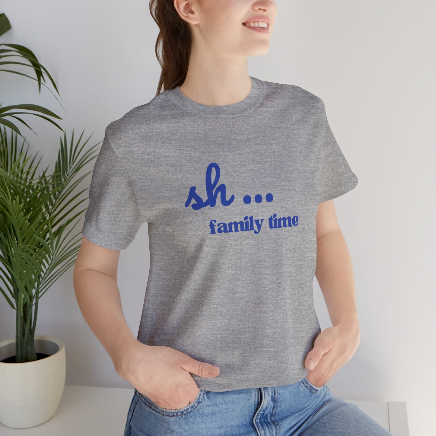 Sh... Family Time Quiet Family Moments Tee