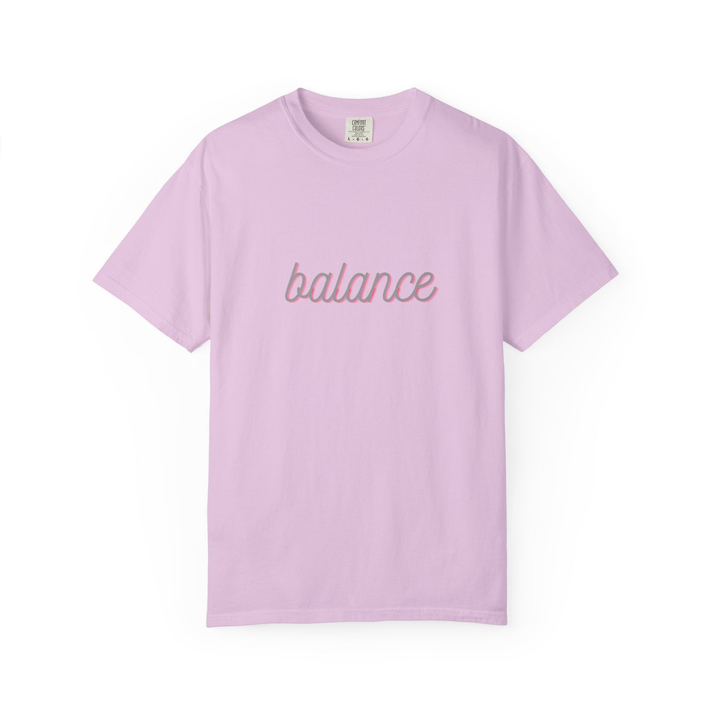 Balance Tee — Minimalist Inspirational  T-Shirt  'balance' Text