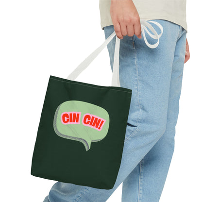 Cin Cin! Speech Bubble Cotton Tote Bag