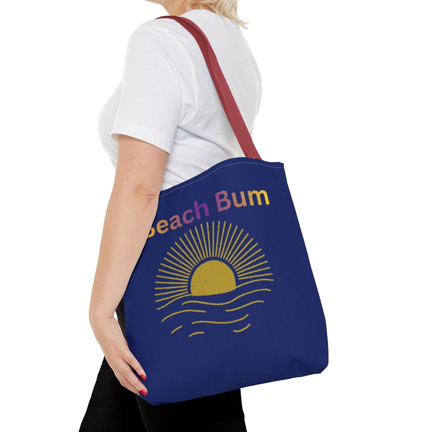 Beach Bum Tote Bag  for Summer, Vacation & Everyday Use
