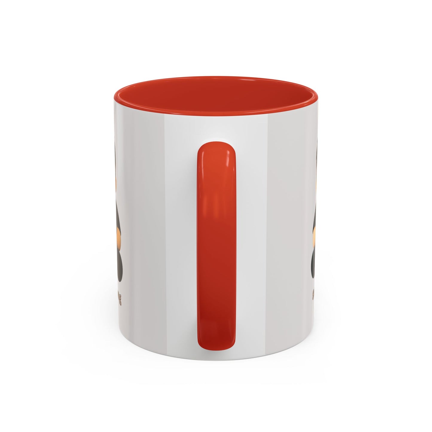 Accent Coffee Mug — 'Start Strong' Motivational Character Coffee Mug