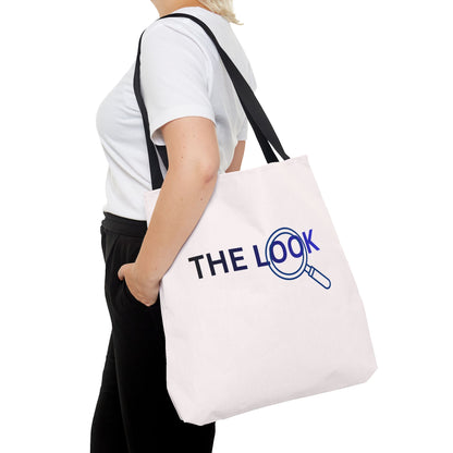 The Look Tote Magnifying Glass Logo Canvas Bag