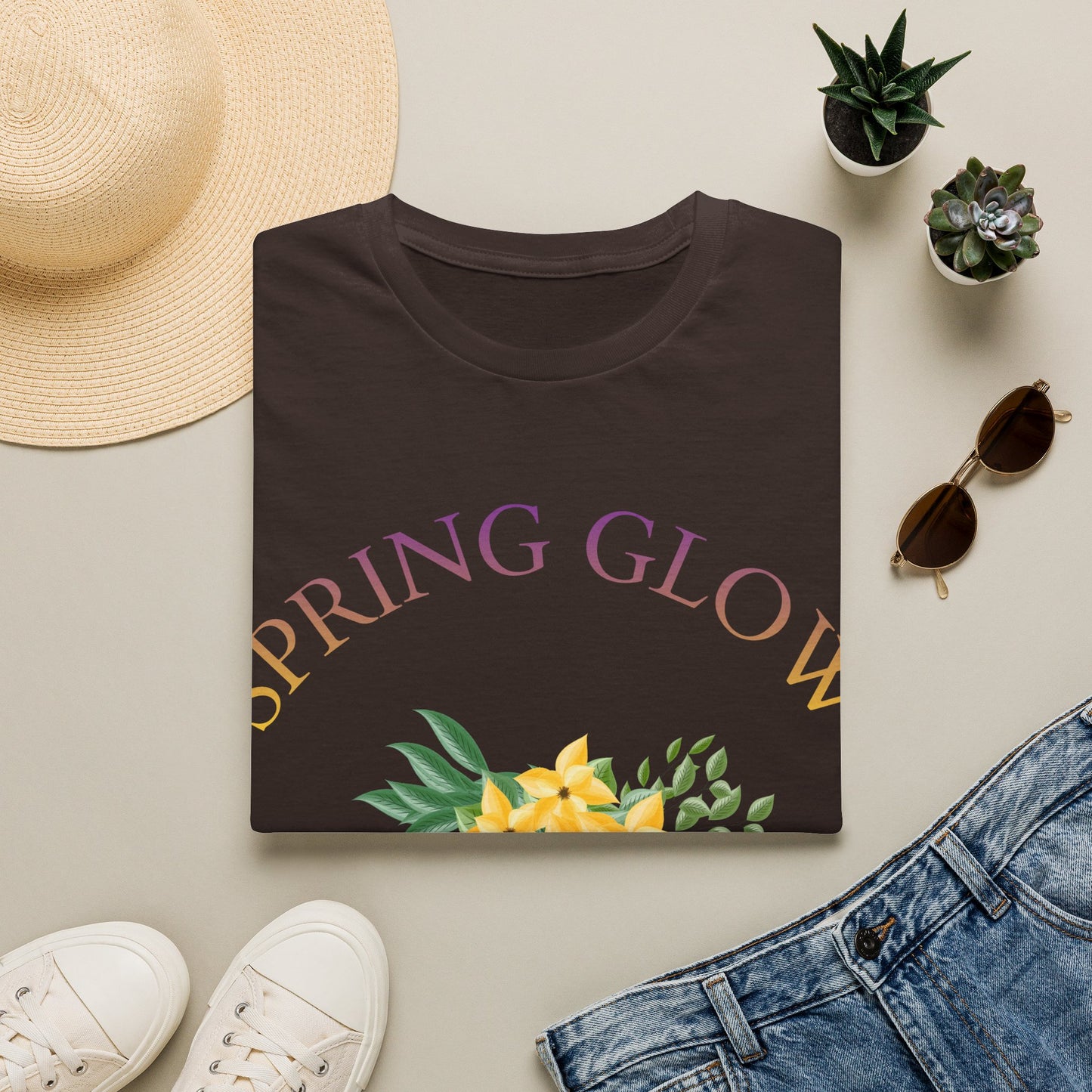 Spring Glow Floral T-Shirt