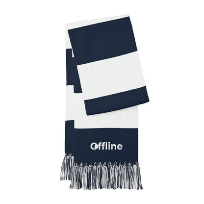Embroidered 'Offline' Spectator Scarf