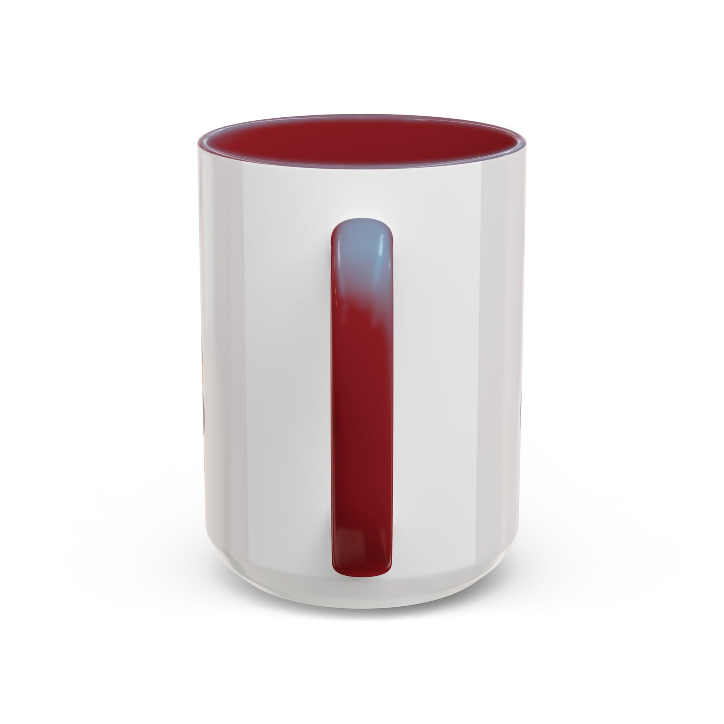 Accent Coffee Mug — 'Start Strong' Motivational Character Coffee Mug