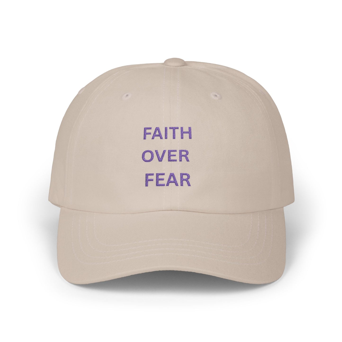 Faith Over Fear Embroidered Baseball Hat