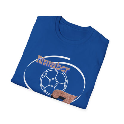 Soccer Number 7 Vintage Football Graphic T-Shirt
