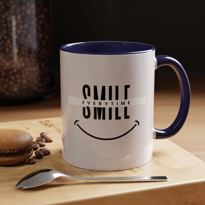 Smile Everytime Accent Coffee Mug