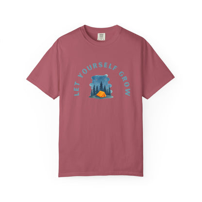 Let Yourself Grow T-Shirt — Camping Nature Graphic Tee