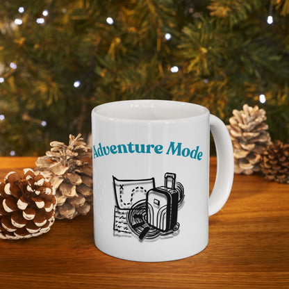 Adventure Mode Blue - Coffee Cup (11oz/15oz)