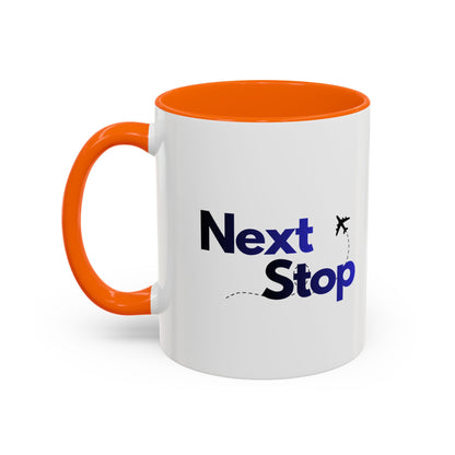 Next Stop Travel Ceramic Coffee Mug Gradient Navy (11oz)