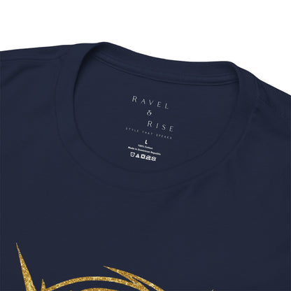 'Tornado Energy' Gold Storm Logo Graphic Tee