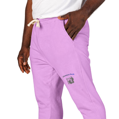 Cream 'Good Intentions' Fleece Sweatpants — Cozy Garment-Dyed Lounge Joggers