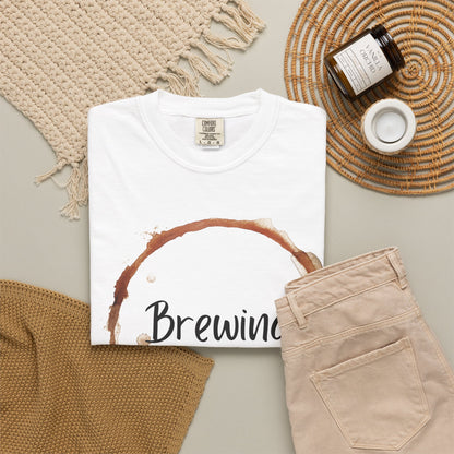 Brewing Coffee Ring T-Shirt