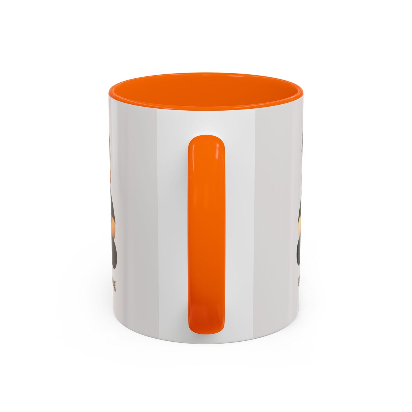 Accent Coffee Mug — 'Start Strong' Motivational Character Coffee Mug