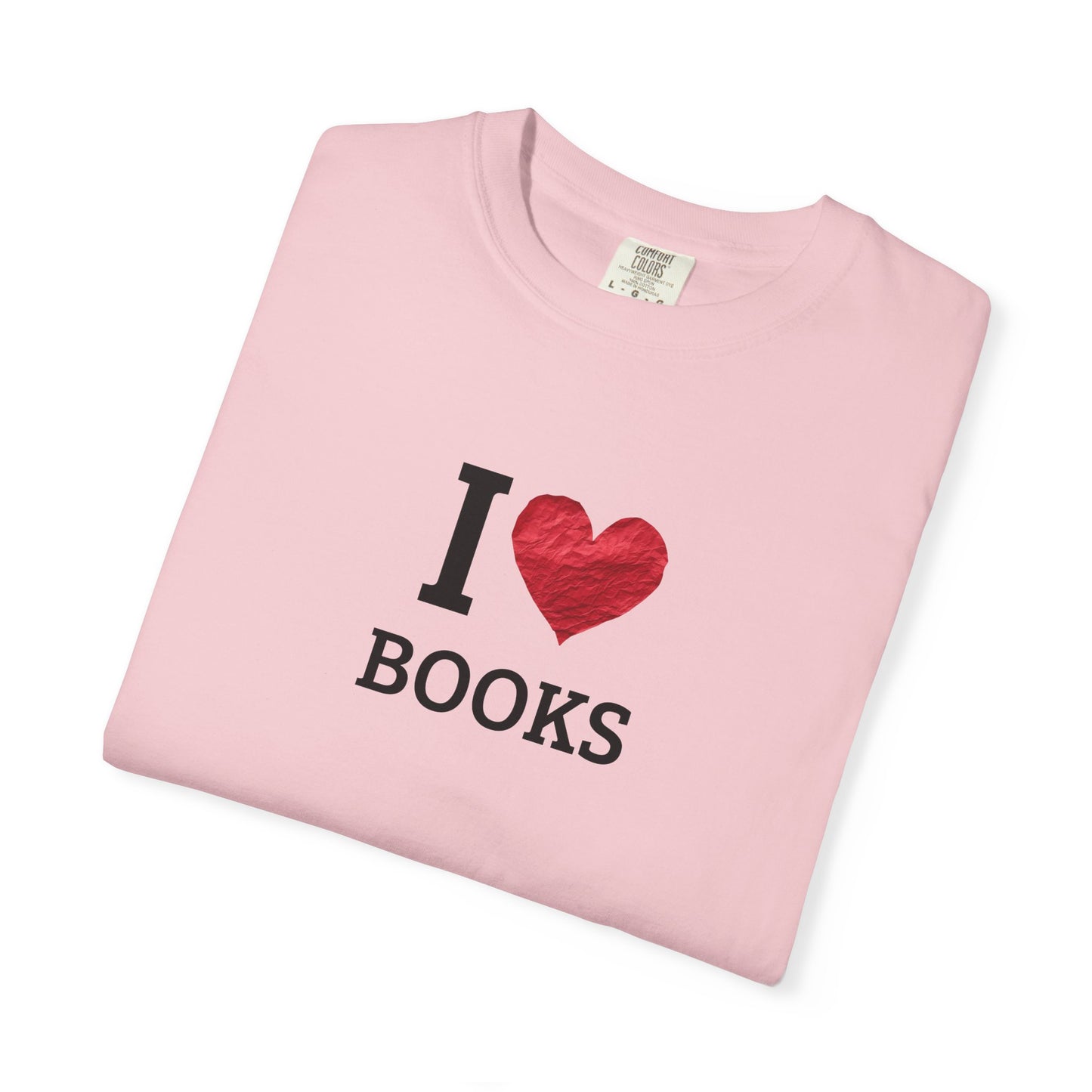 I Love Books T-Shirt — Vintage Love Books Tee for Readers & Book Lovers