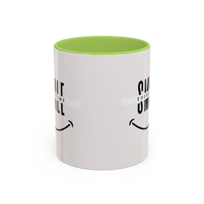 Smile Everytime Accent Coffee Mug